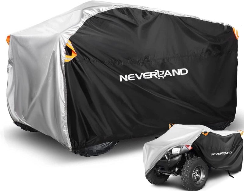 NEVERLAND ATV Cover Waterproof Heavy Duty XL Universal Quad Cover Outdoor Storage Cover 4 Wheeler Rain Cover All Weather for Polaris Sportsman Yamaha Honda Kawasaki Quad Bike - Image 1